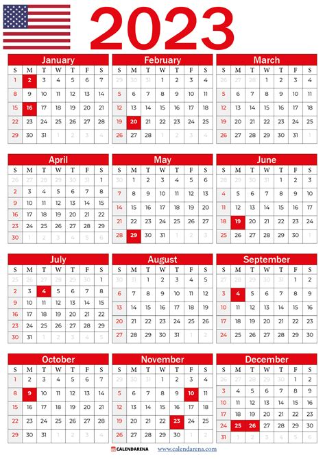 calendar  public holidays