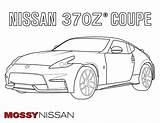 Car Nissan Coloring Pages Adults Kids 370z Colouring Gtr Mossy Pdf Sports Cars Book Outlines Open Click sketch template