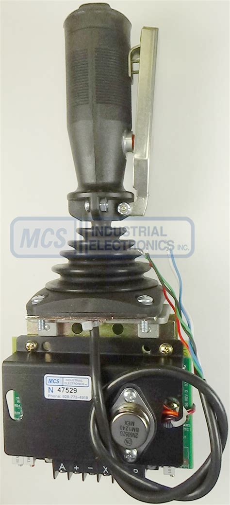 upright joystick controller  mcs industrial  stop shop    joystick