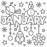 Coloring January Pages Year Printable Kids Month Welcome Fun Color 30seconds Winter Print Printables Adults Sheets Colouring Help Preschool Years sketch template
