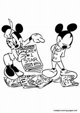 Coloring Mickey Mouse Pages Browser Window Print sketch template