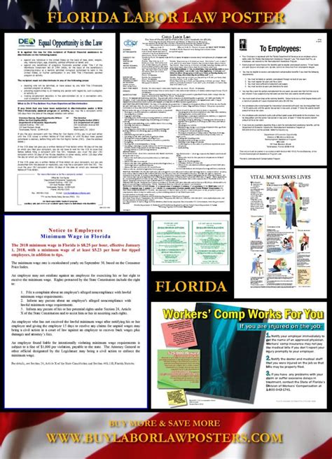 florida state labor law poster   shipping buy labor