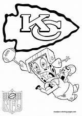 Coloring Pages Chiefs Kansas City Patrick Nfl Spongebob Football Angry Birds Print Browser Window Popular sketch template