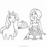 Onchao Unicorn Yuko sketch template