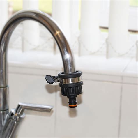 universal tap connector   taps adapter mixer kitchen garden hose fitting  ebay