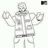 Coloring Pages Victorious Cast Popular Sheeran Ed sketch template