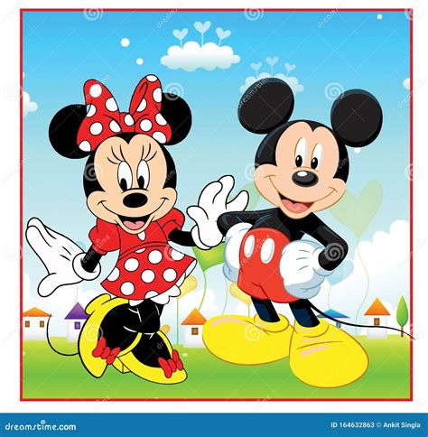 mickey  minnie mouse editorial stock photo illustration  mickey