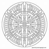Coloring Amulet Pages Mandala Geometry Colorear Para Designlooter Adult 1124 5kb Colorarty Color sketch template