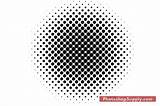 Halftone Radial Textures Dots Photoshopsupply sketch template
