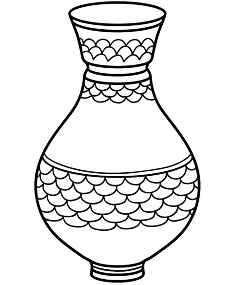 vase template  printable
