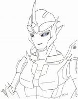 Arcee Transformers Coloring Pages Prime Template Sketch sketch template