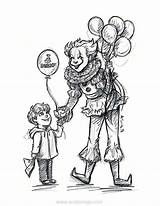 Clown Pennywise Georgie Coloring Pages Drawing Friendly Printable Xcolorings Sketch 74k 776px 600px Resolution Info Type  Size Jpeg Getdrawings sketch template