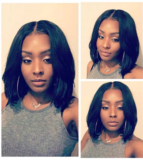 middle part bob lace closure sew  sewin atforeignlovehair quick