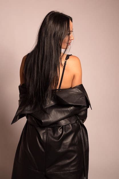 Premium Photo Blackhaired Girl Dressed In A Black Cloak Girls Naked
