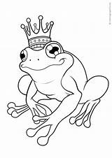 Coloring Toads Frogs Print Pages sketch template