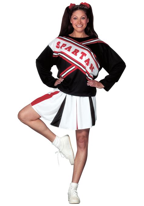 Funny Womens Spartan Cheerleader Costume Adult Snl Costumes