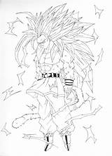 Dragon Ball Coloring Super Color Songoku Saiyajin Pages Print Kids Anime sketch template