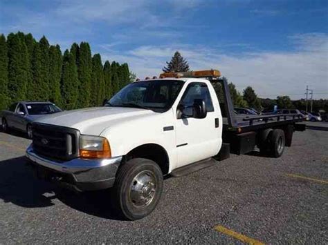 Ford F550 Steel Rollback Tow Truck 7 3l Diesel 2000 Flatbeds