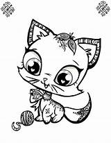Coloring Pages Cuties Cutie Printable Cute Cat Color Heather Print Creative Girls Colouring Kids Alphabet Family Chavez Animal Little Pet sketch template