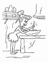 Coloring Pages Flintstones Cooking Kitchen Para Colorear Series Tv Utensils Popular Wilma Picapiedra Los Kleurplaten Coloringpages1001 Picgifs Getcolorings Library Clipart sketch template
