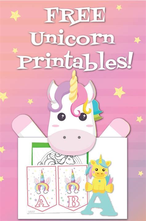 free unicorn party printables freepartyprintables