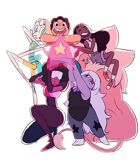 garnet amethyst pearl connie steven together we are the crystal gems steven universe