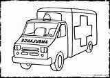 Ambulance Coloring Pages Driver Print Getcolorings Printable Template sketch template