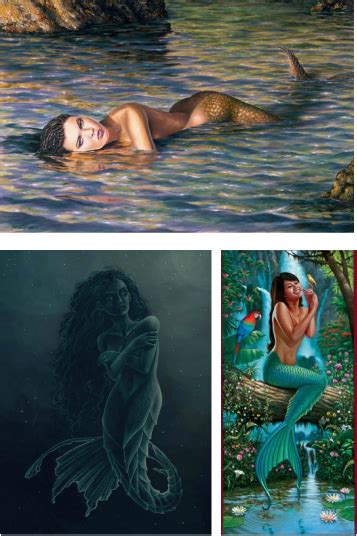 mermaid half woman half naked