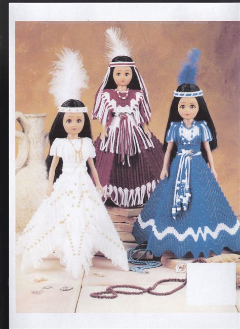 indianbeddoll indian dolls native american crochet