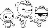 Octonauts Coloring Pages Octopod Getcolorings Color sketch template