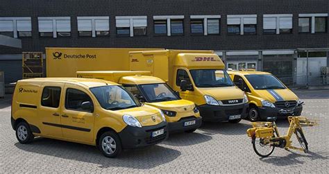 deutsche post dhl introduces electric vehicles  bonn