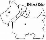 Dog Printable Template Scottie Roll Coloring Patterns Scotty Dogs Templates Pages Color Print Pattern Learning Fun Applique Makinglearningfun Kids Children sketch template