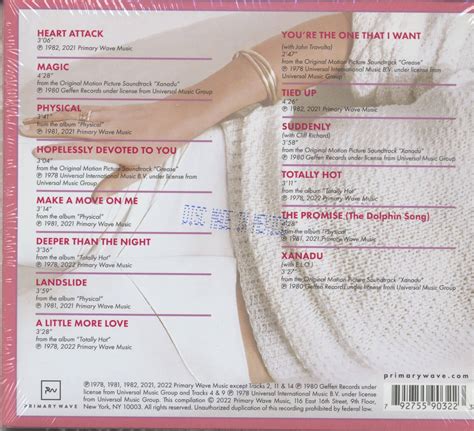 Olivia Newton John Cd Olivia Newton Johns Greatest Hits Vol 2 Cd