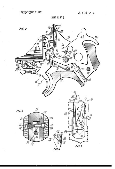 patent  revolver firing mechanism  single action  double action movement