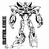 Coloring Pages Transformers Bee Bumblebee Transformer Printable sketch template