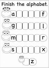 Preschool Letters Recognition Lowercase sketch template