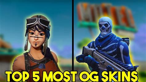 top   og skins fortnite battle royale youtube