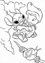 Cute Stitch Coloring Pages Printable Color Getcolorings sketch template