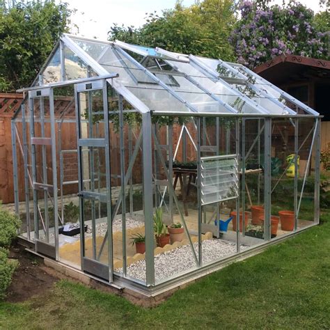 belmont aluminium greenhouse  elite berkshire garden buildings