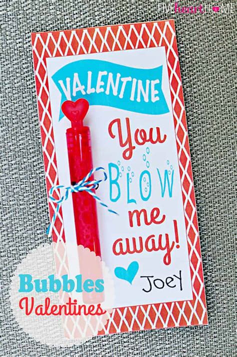 bubble valentine printable