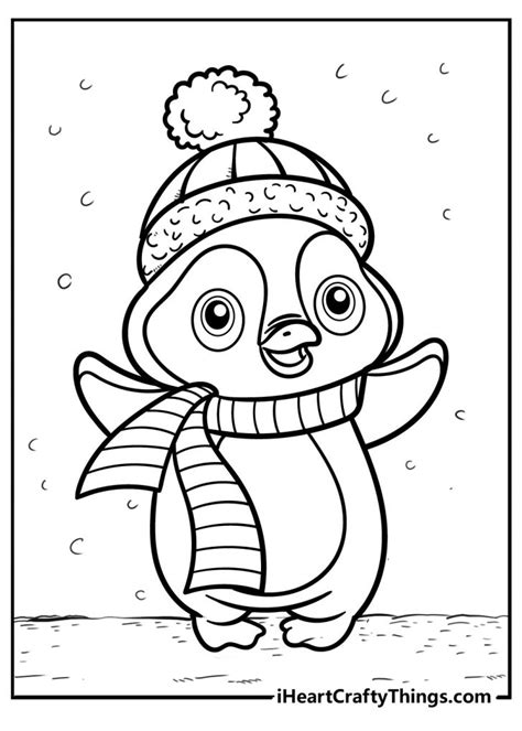 penguin coloring pages   printables