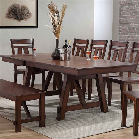rustic dinning room table  wooden dining room tables  steals
