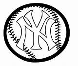 Yankees Coloring York Pages Baseball Clipart Ny Logo Printable Mets Sheets Mlb Giants Color Kids Symbol Clip Getcolorings Clipground Skyline sketch template