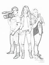 Coloring Pages Victorious Icarly Justice Comely Getcolorings Getdrawings Color sketch template