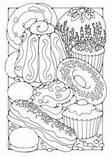 Coloring Pages Sheets Food Adult Printable Thiebaud Wayne Kids sketch template