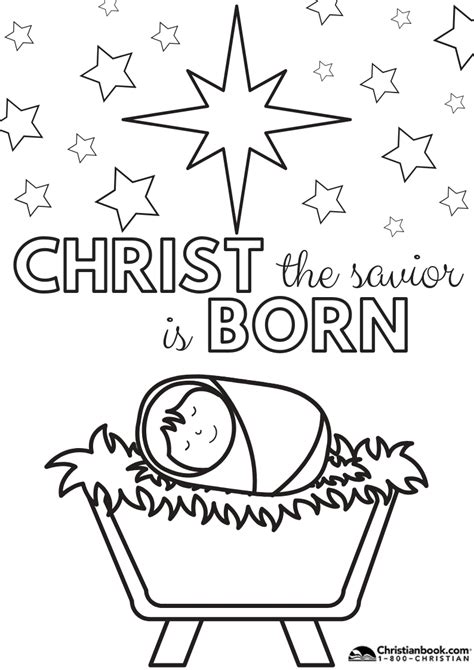 christmas coloring activity pages  kids christianbookcom blog