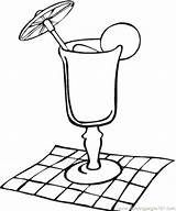 Coloring Pages Lemonade Juice Glass Colouring Water Cocktail Drawing Cup Drinks Getdrawings Template Napkin Jars Popular Animation Comics Unique sketch template