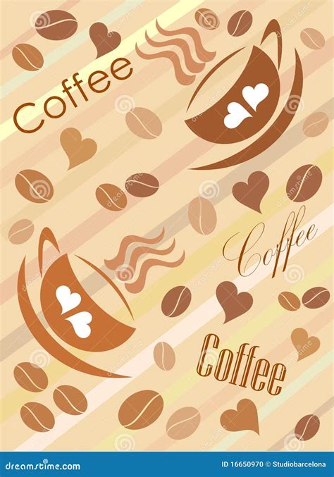 coffee cute background stock photo image