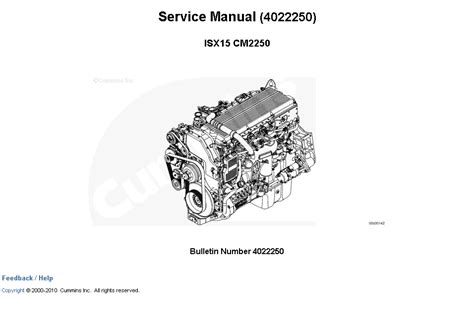 cummins engine isx service manual