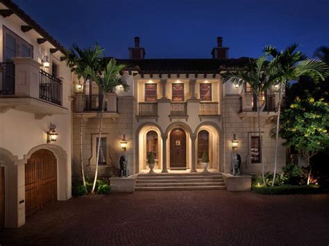 square foot naples mansion  magnificent gated